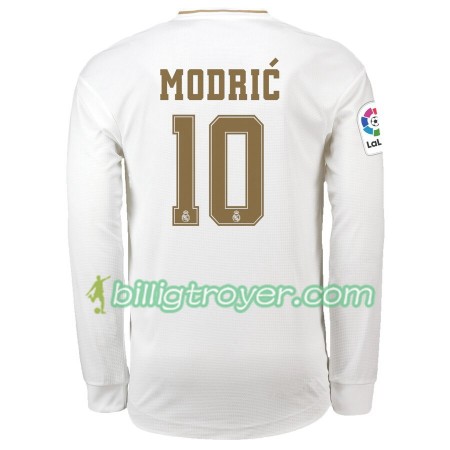 Billige Fotballdrakter Real Madrid Luka Modrić 10 Hjemmedraktsett 2019/20 Langermet